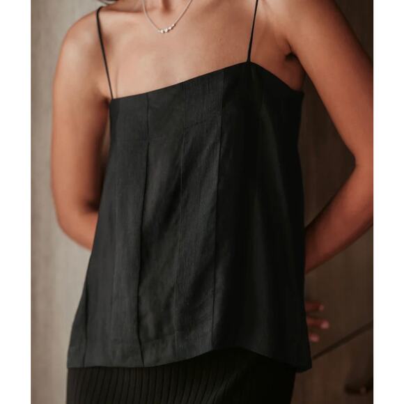 Jenni Kayne Margot Cami in Black - Picture 2 of 9